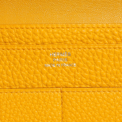 Hermes Togo Dogon Duo Wallet Soleil 6 of 9