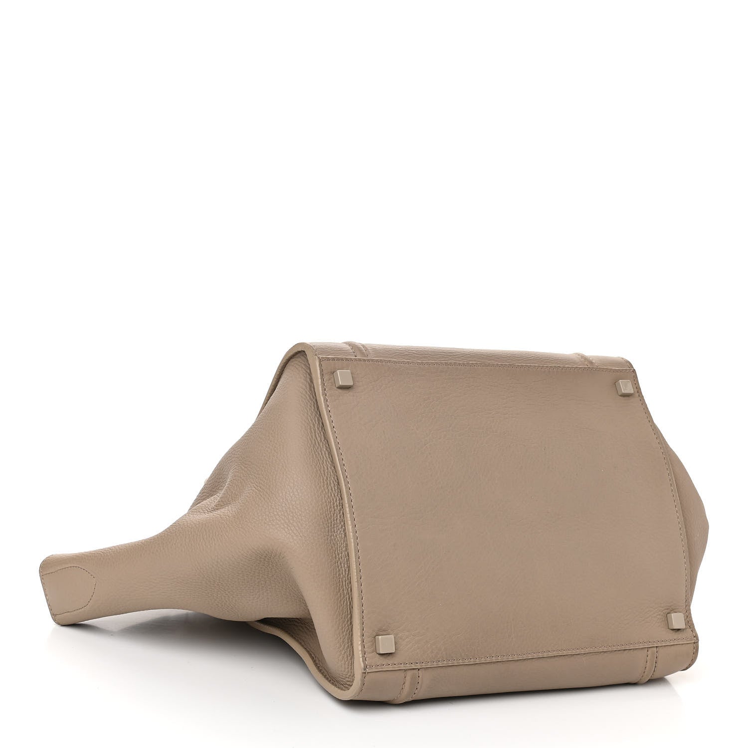 Celine Grained Calfskin Medium Phantom Luggage Taupe 4 of 10