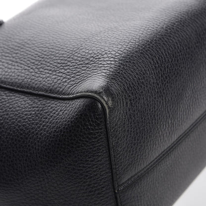 Gucci Pebbled Calfskin Small Swing Tote Black 7 of 13