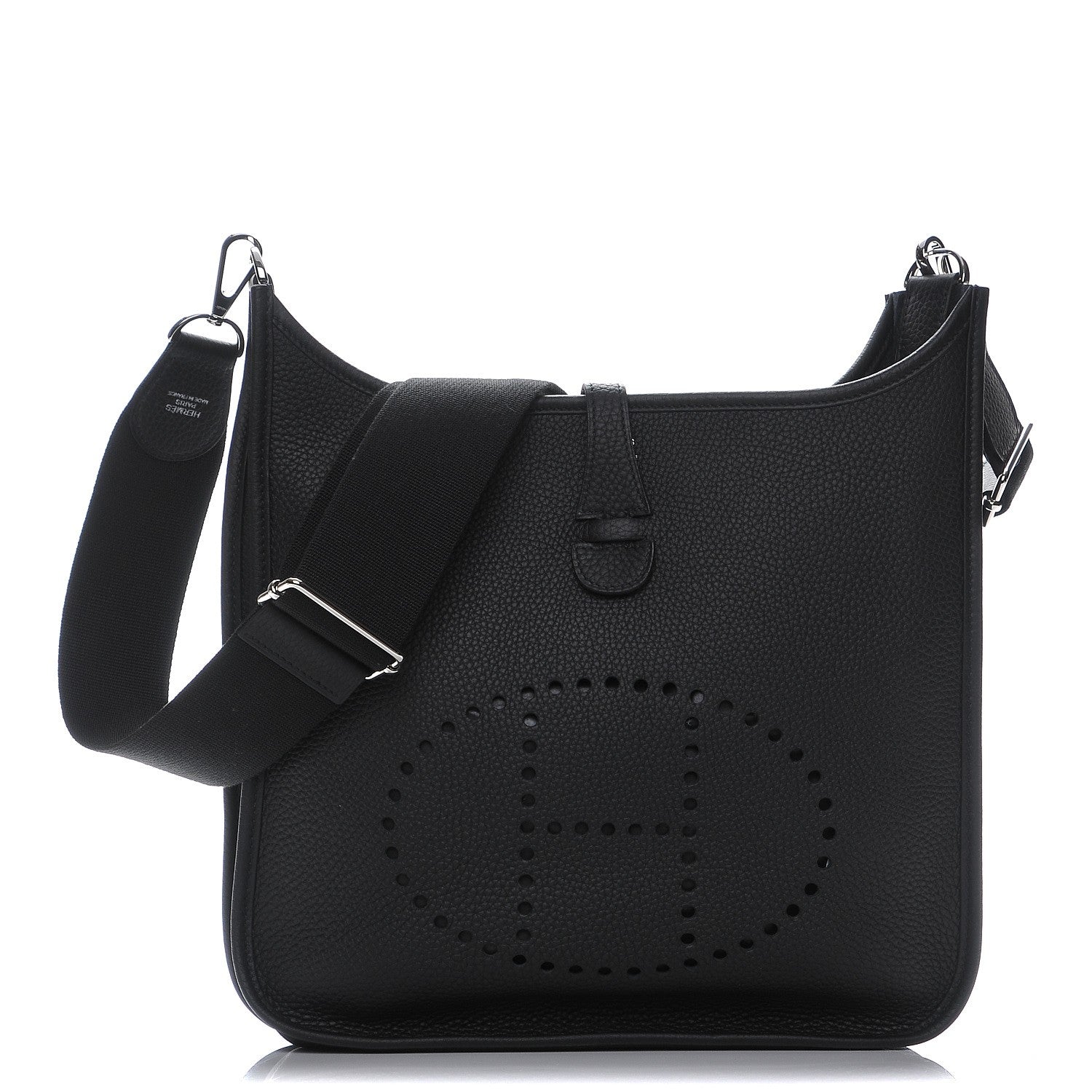 Hermes Taurillon Clemence Evelyne III PM Black 1 of 7