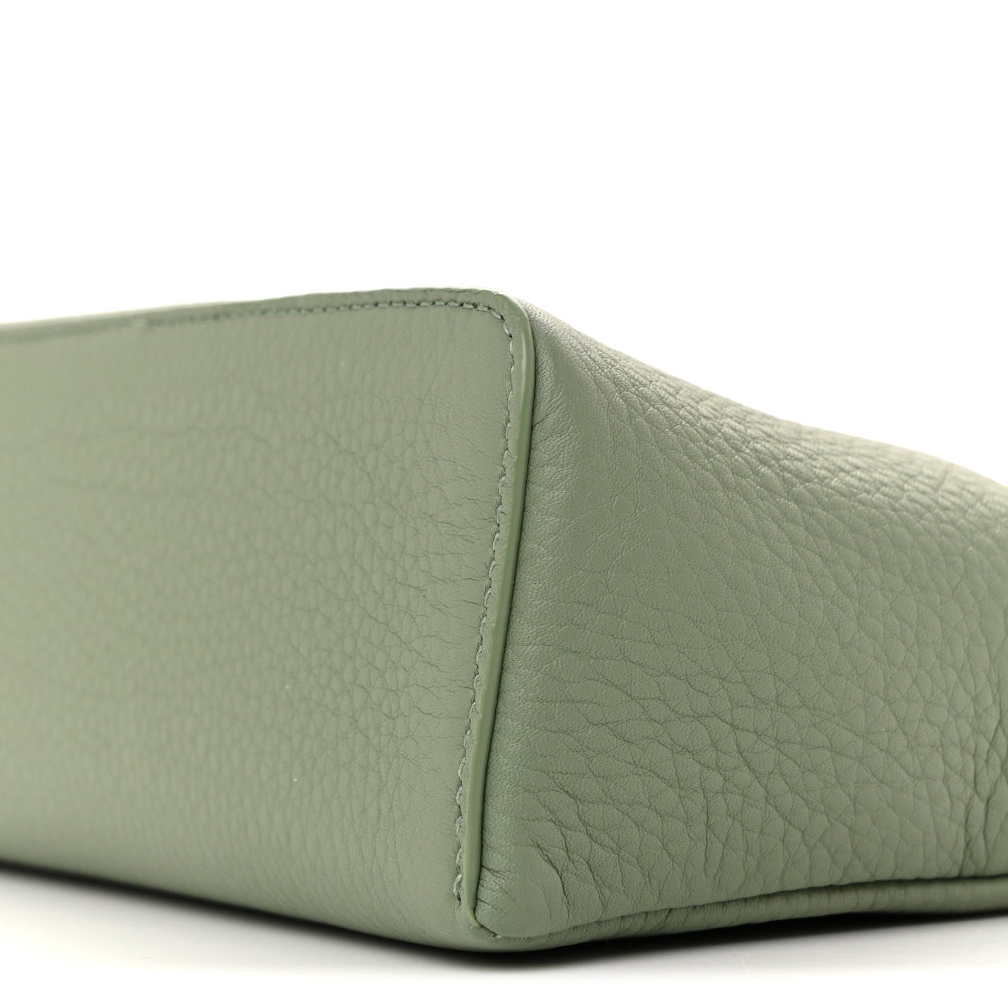 Grained Calfskin L19 Extra Pocket Pouch Sage Brush Leaves