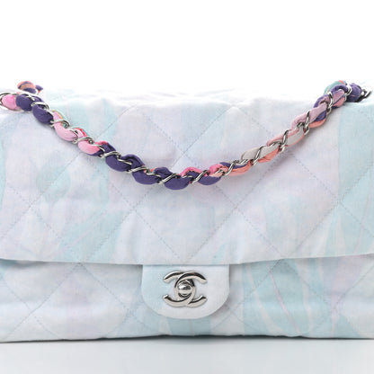 Chanel Canvas Quilted Jungle Jeans Flap White Multicolor 8 of 12