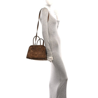The Row Suede Soft Margaux 10 Bag Desert 2 of 9
