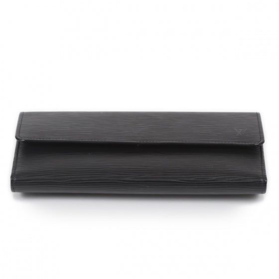 Epi Porte Tresor International Wallet Black