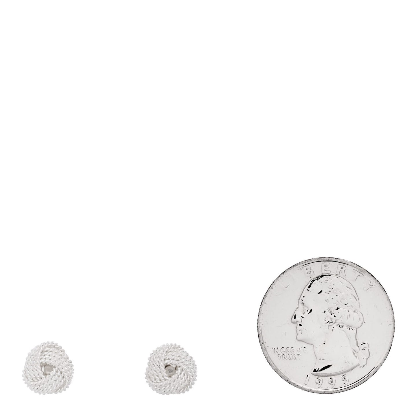 Sterling Silver Twist Knot Earrings