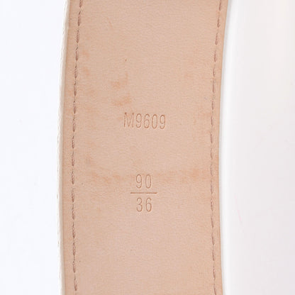 Louis Vuitton Damier Azur LV Initiales Belt 90 36 5 of 7