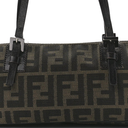 Fendi Zucca Buckle Shoulder Bag Tobacco 7 of 10