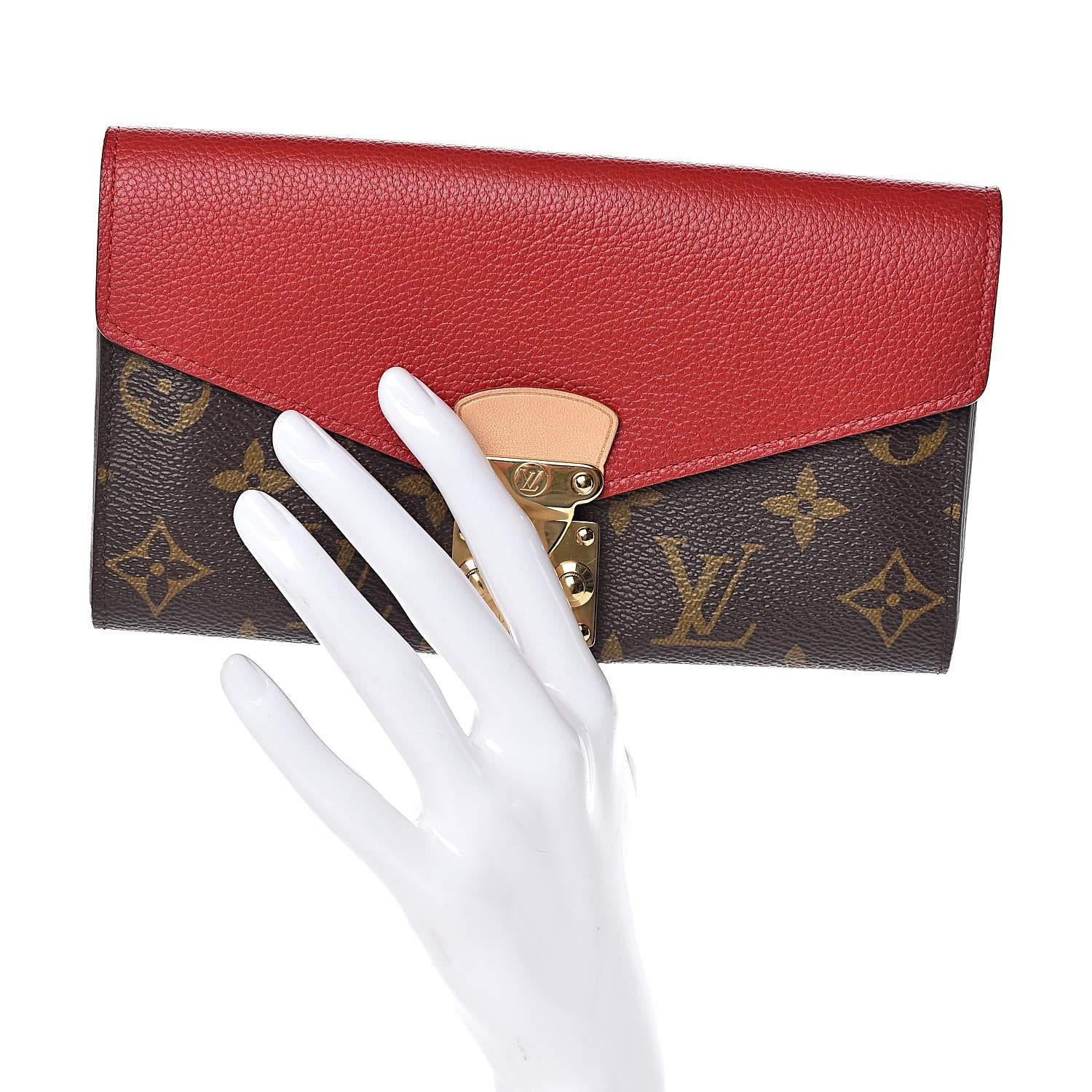 Louis Vuitton Monogram Pallas Wallet Cherry 2 of 9
