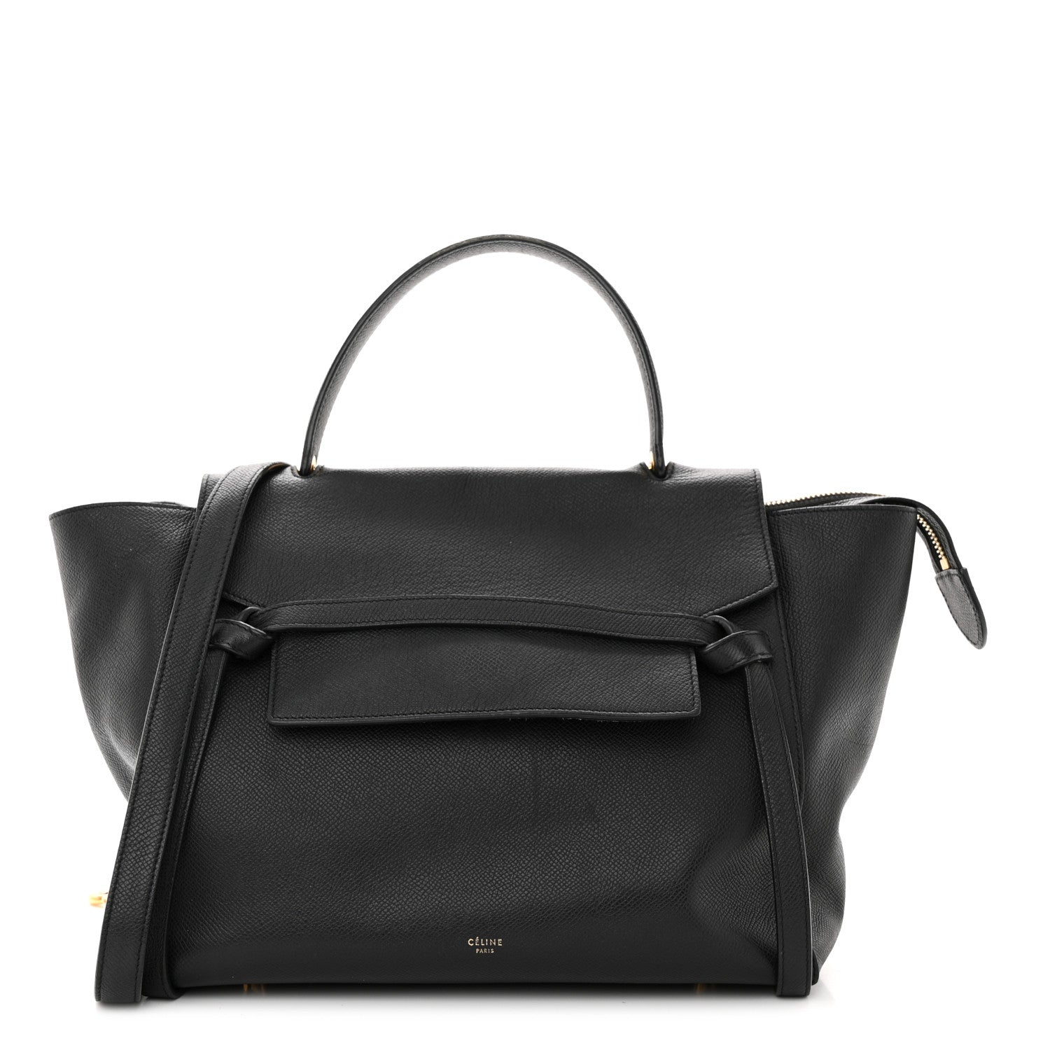 Celine Grained Calfskin Mini Belt Bag Black 1 of 15