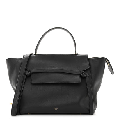 Celine Grained Calfskin Mini Belt Bag Black 1 of 15