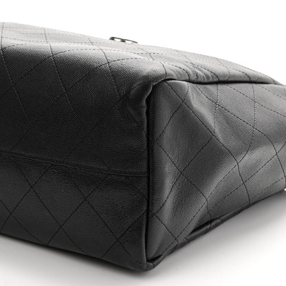 Chanel Caviar Stitched Large Shopping Tote Black 10 of 12