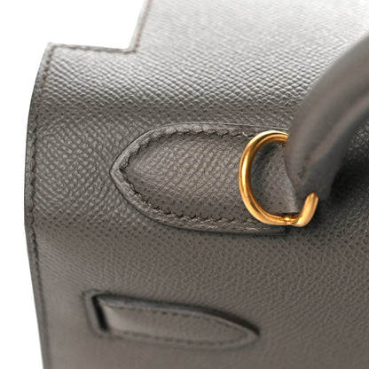 Hermes Epsom Horseshoe Kelly Sellier 32 Etain 12 of 38