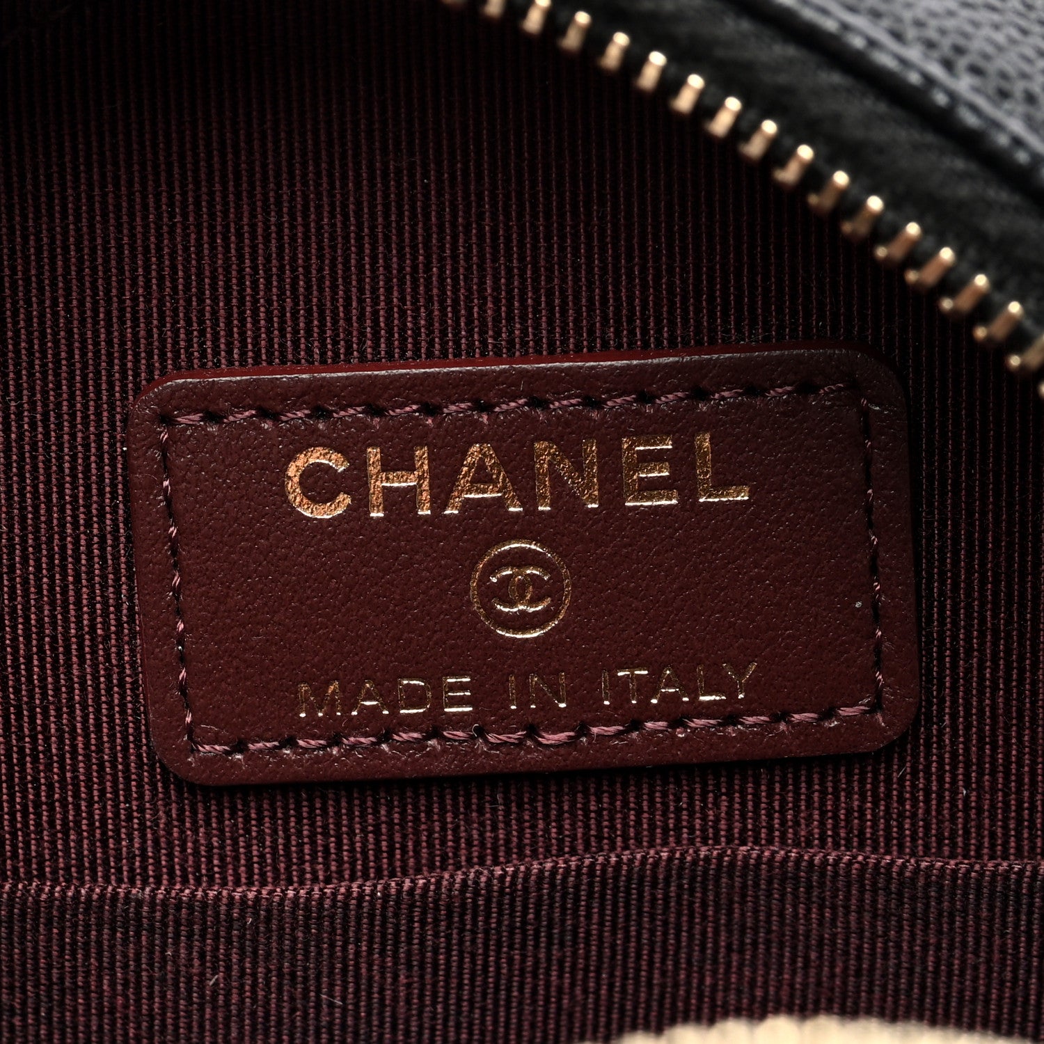 Chanel Caviar Quilted Round Clutch With Chain Black 6 of 10