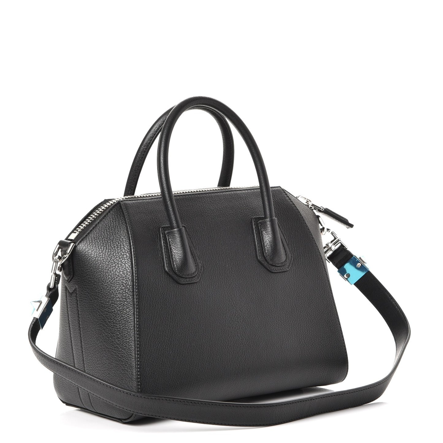 Grained Calfskin Small Antigona Black