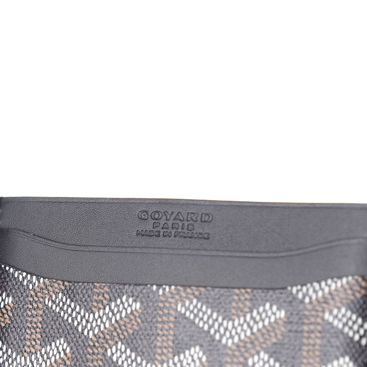 Goyard Goyardine Saint Sulpice Card Holder Black 6 of 7