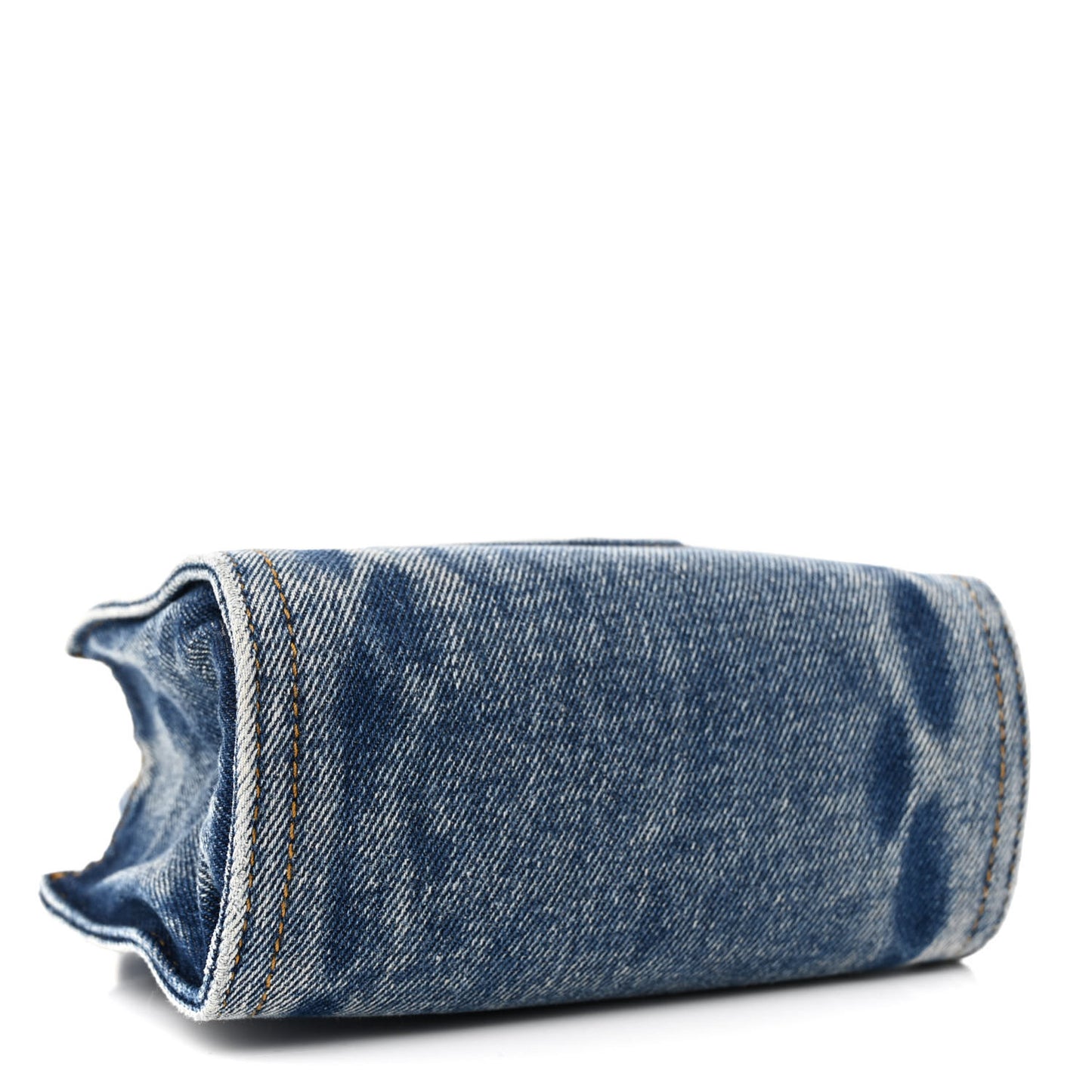 Denim Small Shopping Bag Blue