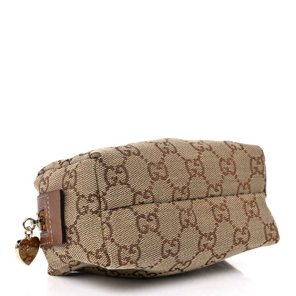 Gucci Monogram Small Cosmetic Case Metallic Bronze 4 of 9