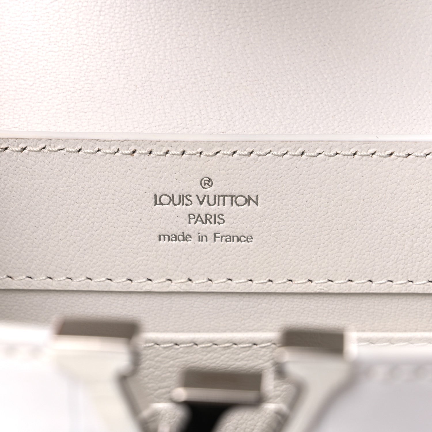 Louis Vuitton Crocodile Mini Capucines White 6 of 13