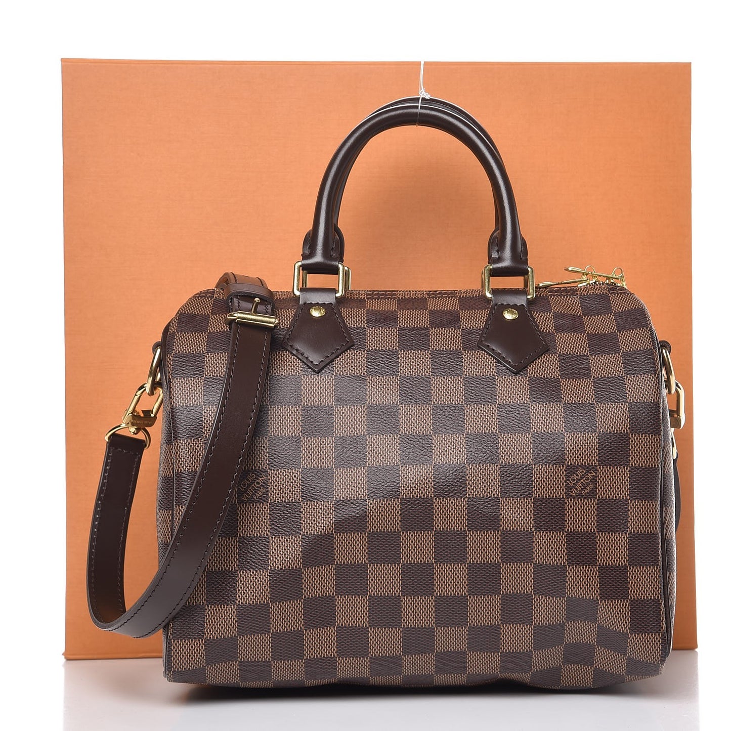 Damier Ebene Speedy Bandouliere 25