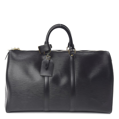 Louis Vuitton Epi Keepall 45 Black 1 of 10