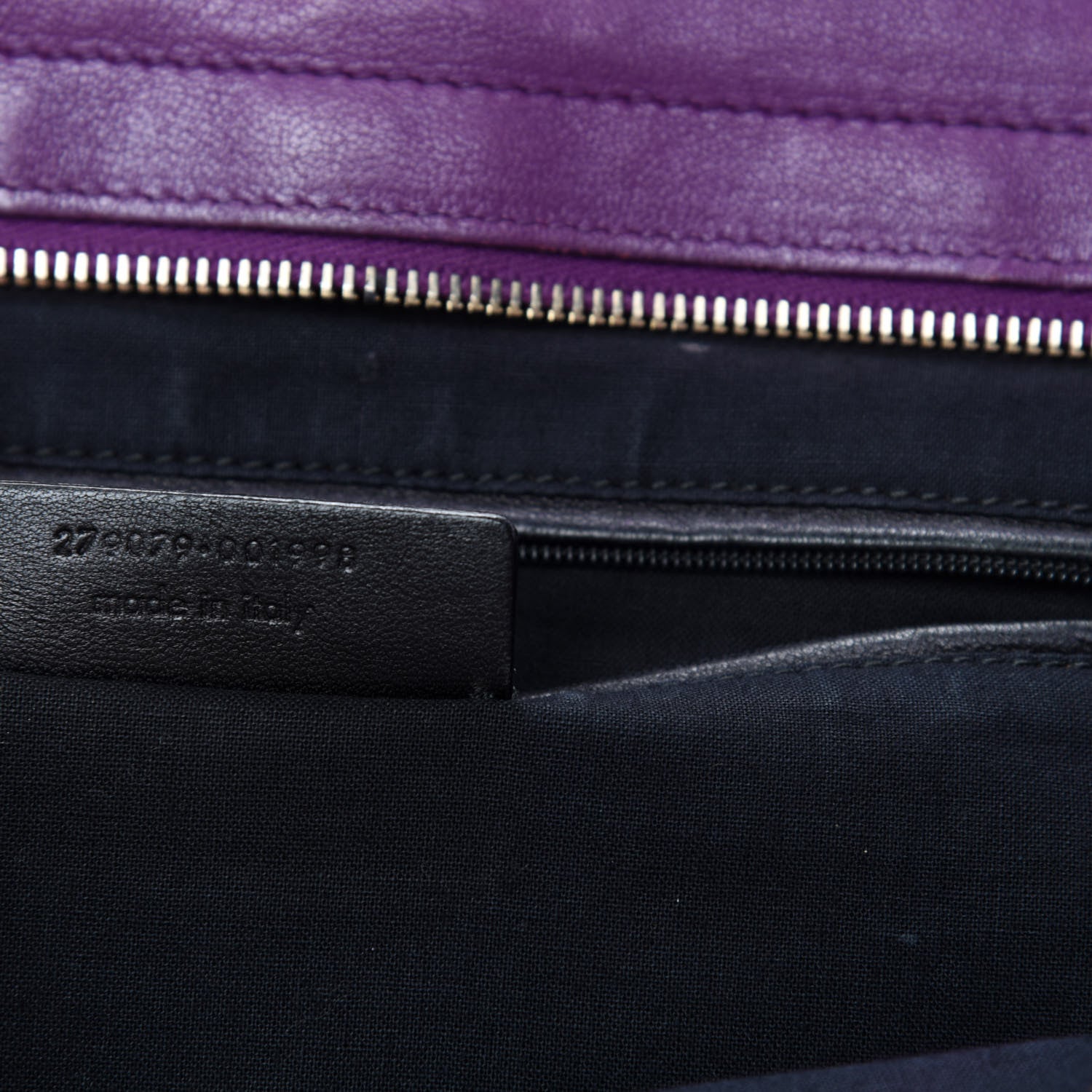 Saint Laurent Sheepskin Medium Cabas ChYc Purple 10 of 11