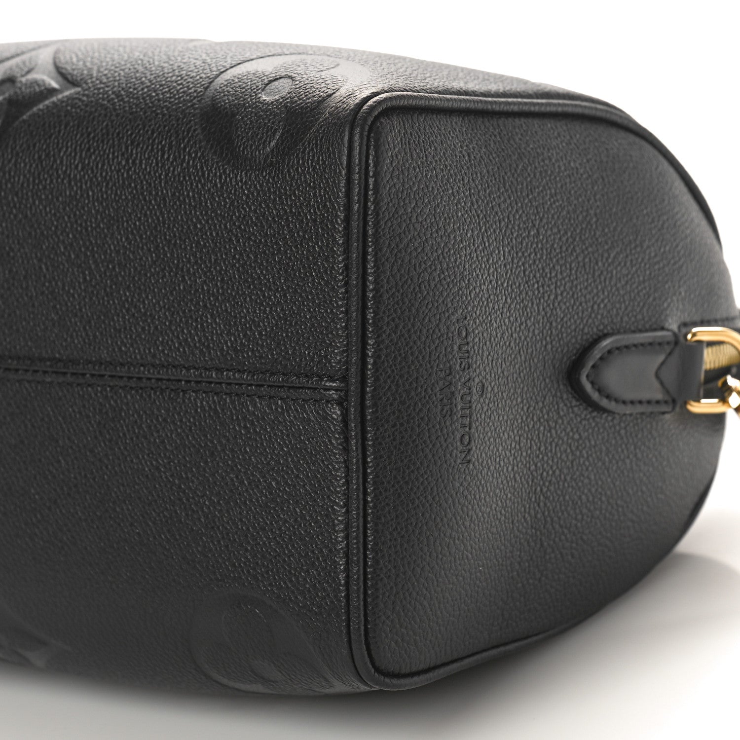 Louis Vuitton Empreinte Monogram Giant Speedy Bandouliere 25 Black 8 of 8