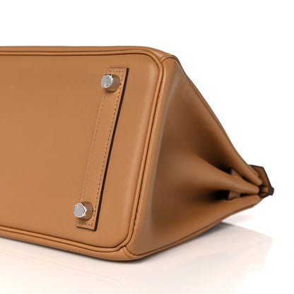 Hermes Swift In & Out Birkin 25 Biscuit 9 of 12
