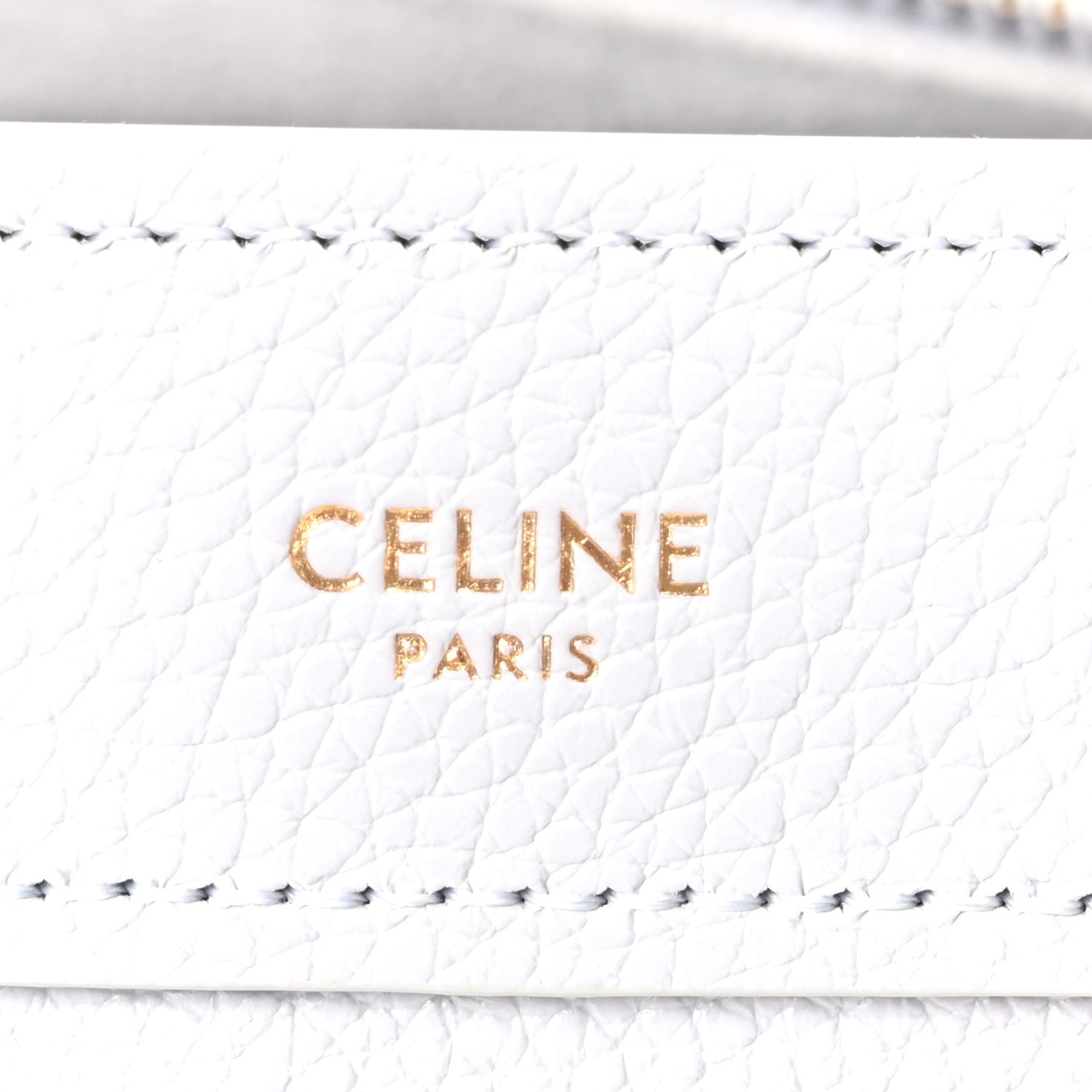 Celine Drummed Calfskin Nano Luggage Pearl Blue 6 of 10
