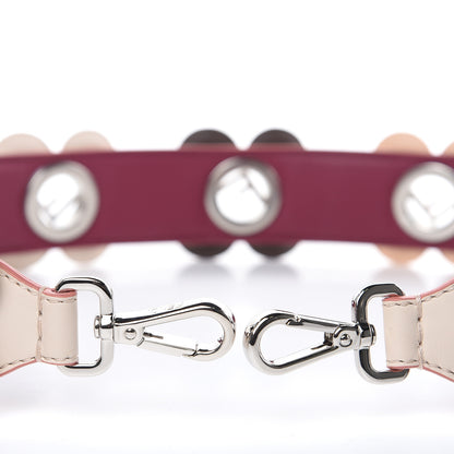 Fendi Calfskin F is Studded Flower Strap You Camelia 3 of 5