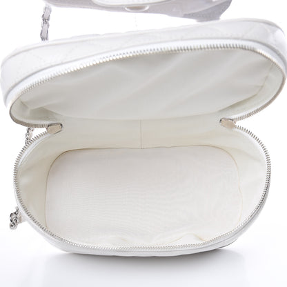 Chanel Crumpled Calfskin PVC Quilted Flap White 5 of 12