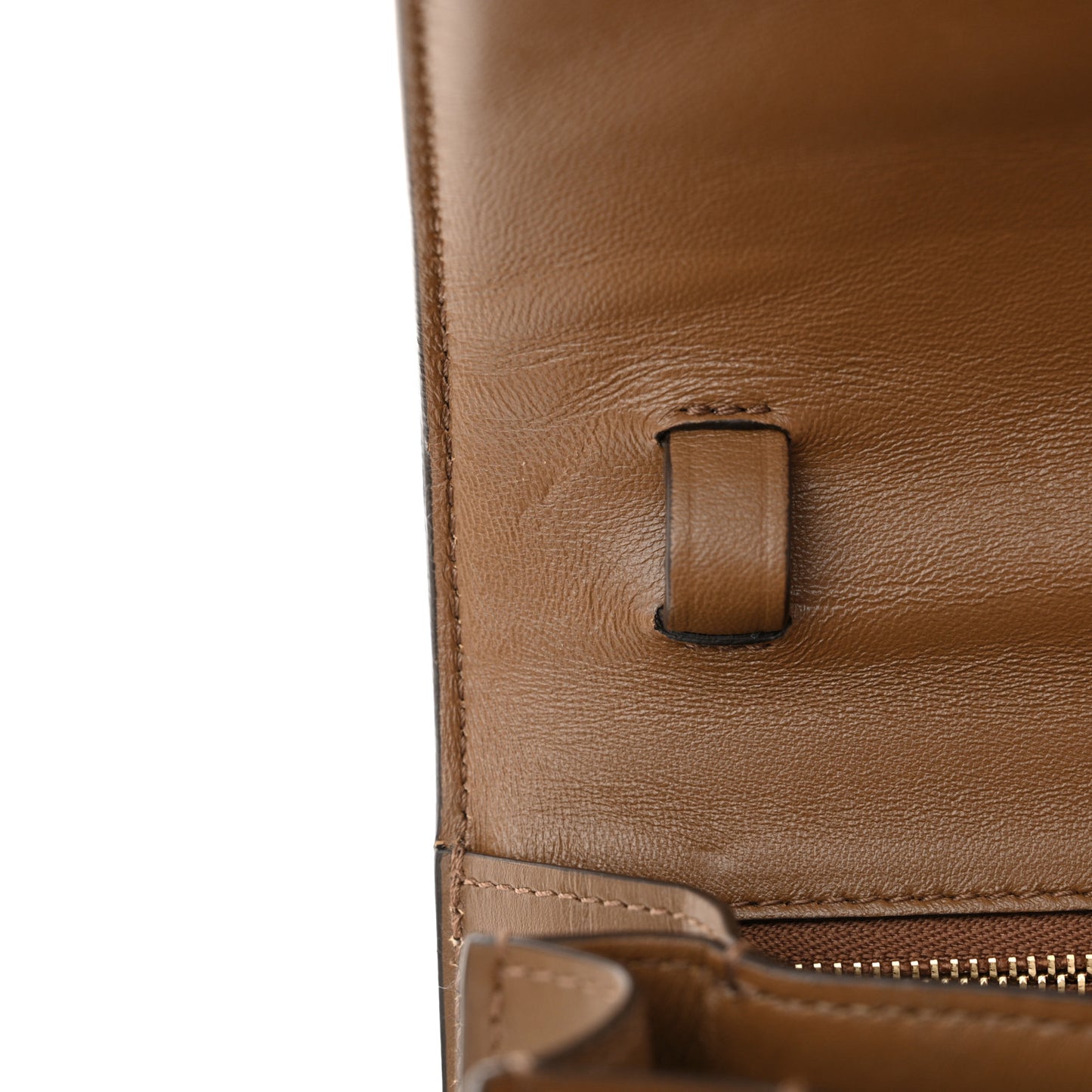 Box Calfskin Small Classic Box Flap Bag Camel