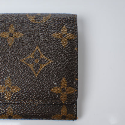 Louis Vuitton Monogram Porte-Monnaie Tresor Wallet 4 of 12