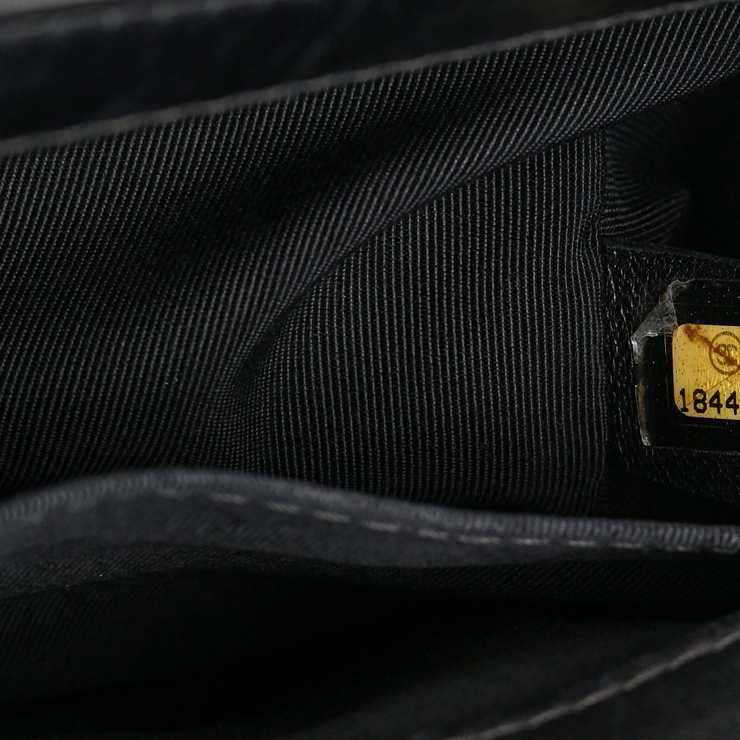 Calfskin Double Stitch Medium Boy Flap Black