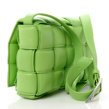 Bottega Veneta Nappa Maxi Intreccio Padded Cassette Crossbody Bag Acid Green 3 of 13