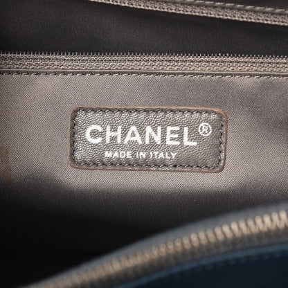 Chanel Caviar Quilted XL Grand Shopping Tote GST Navy Blue 6 of 15