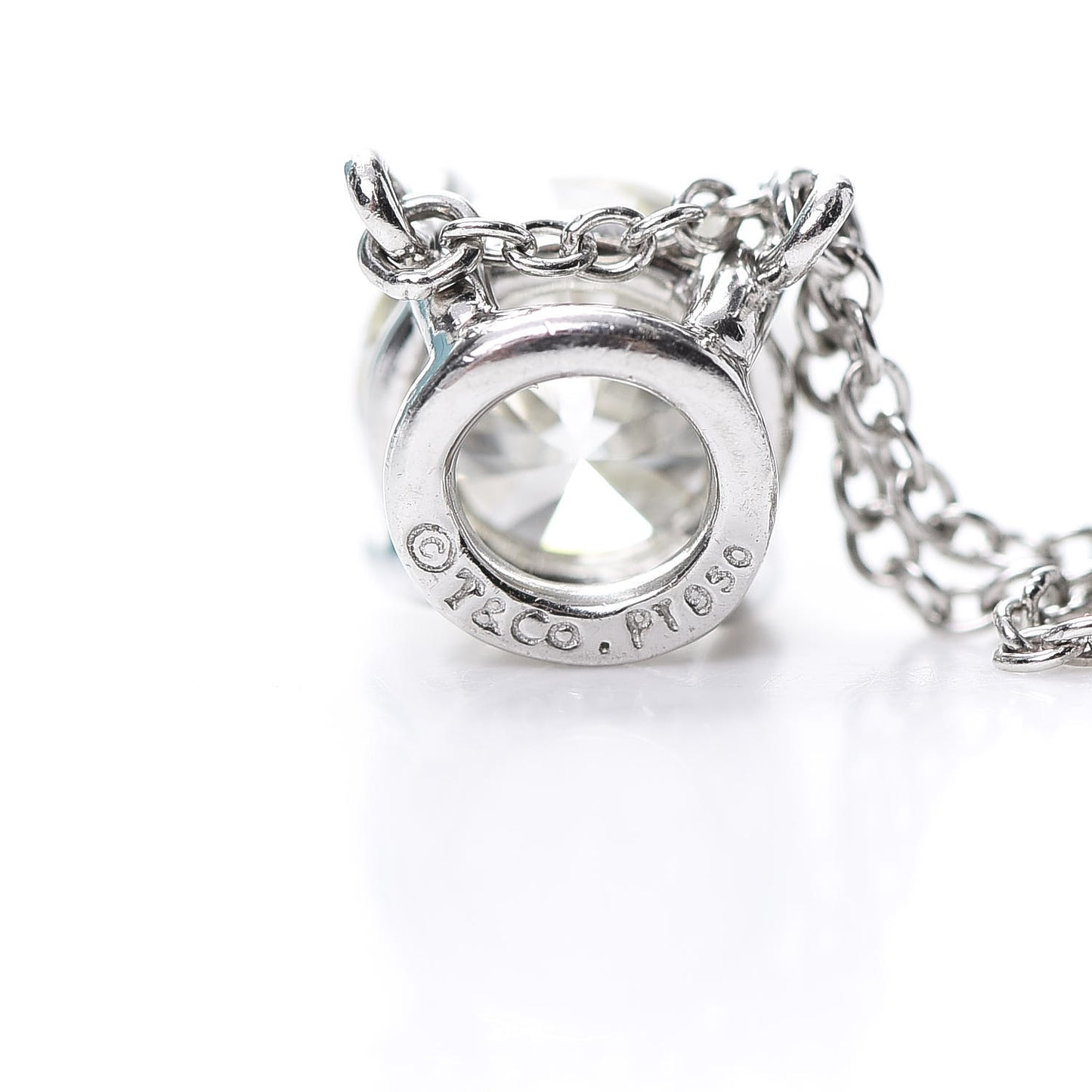 Platinum Diamond 1.02ct Solitaire Pendant Necklace