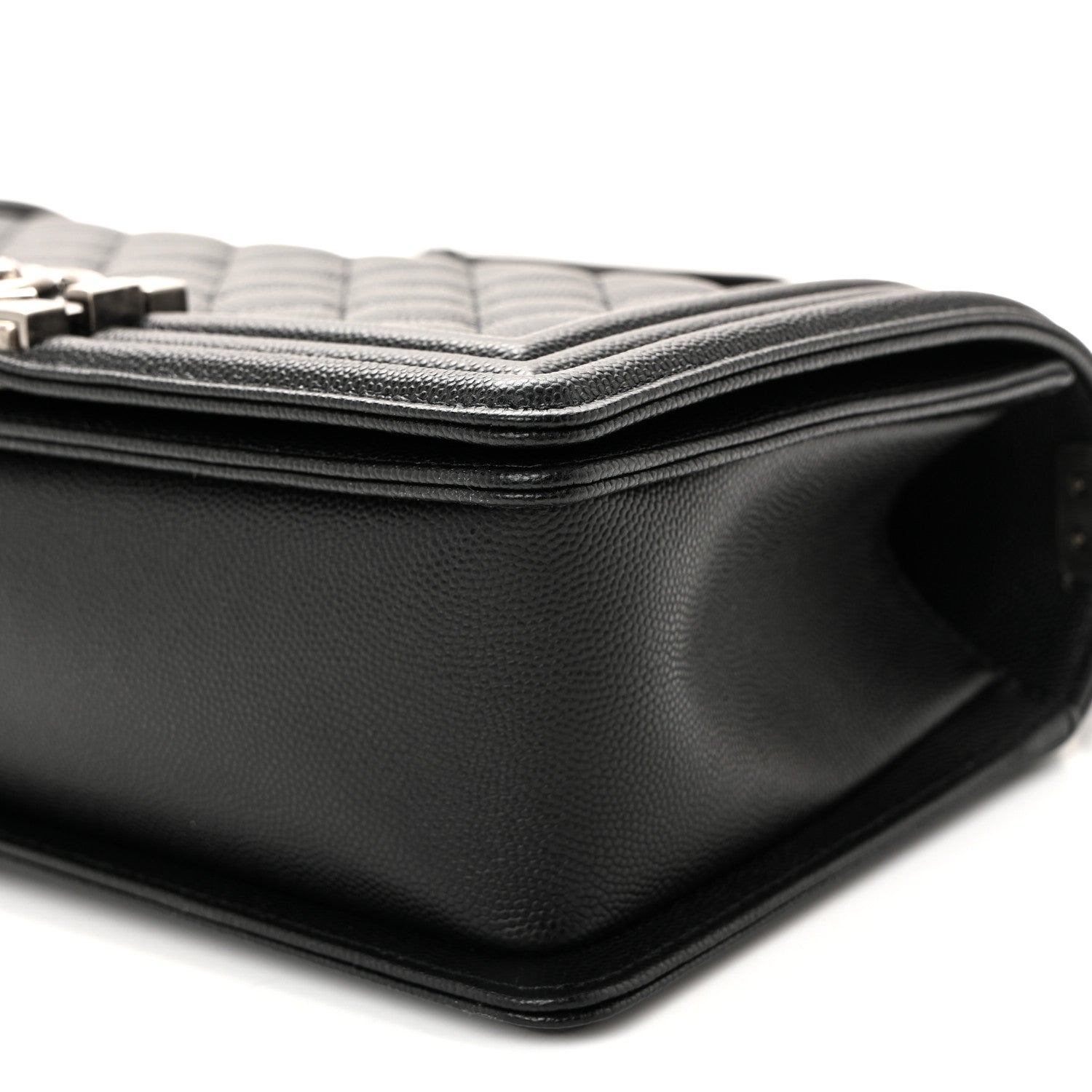 Chanel Caviar Quilted Medium Boy Flap Black 10 of 11