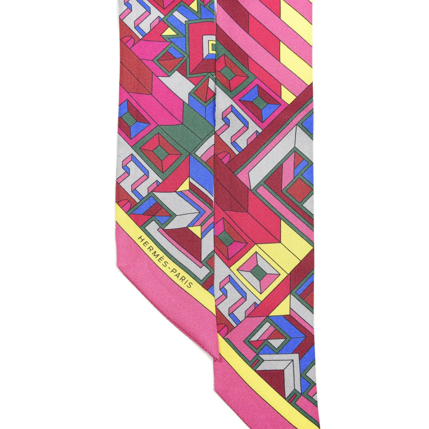 Silk Le Fil d'Ariane Twilly Rose Vif Jaune Bleu