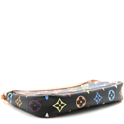 Louis Vuitton Monogram Multicolor Pochette Accessories Black 4 of 10
