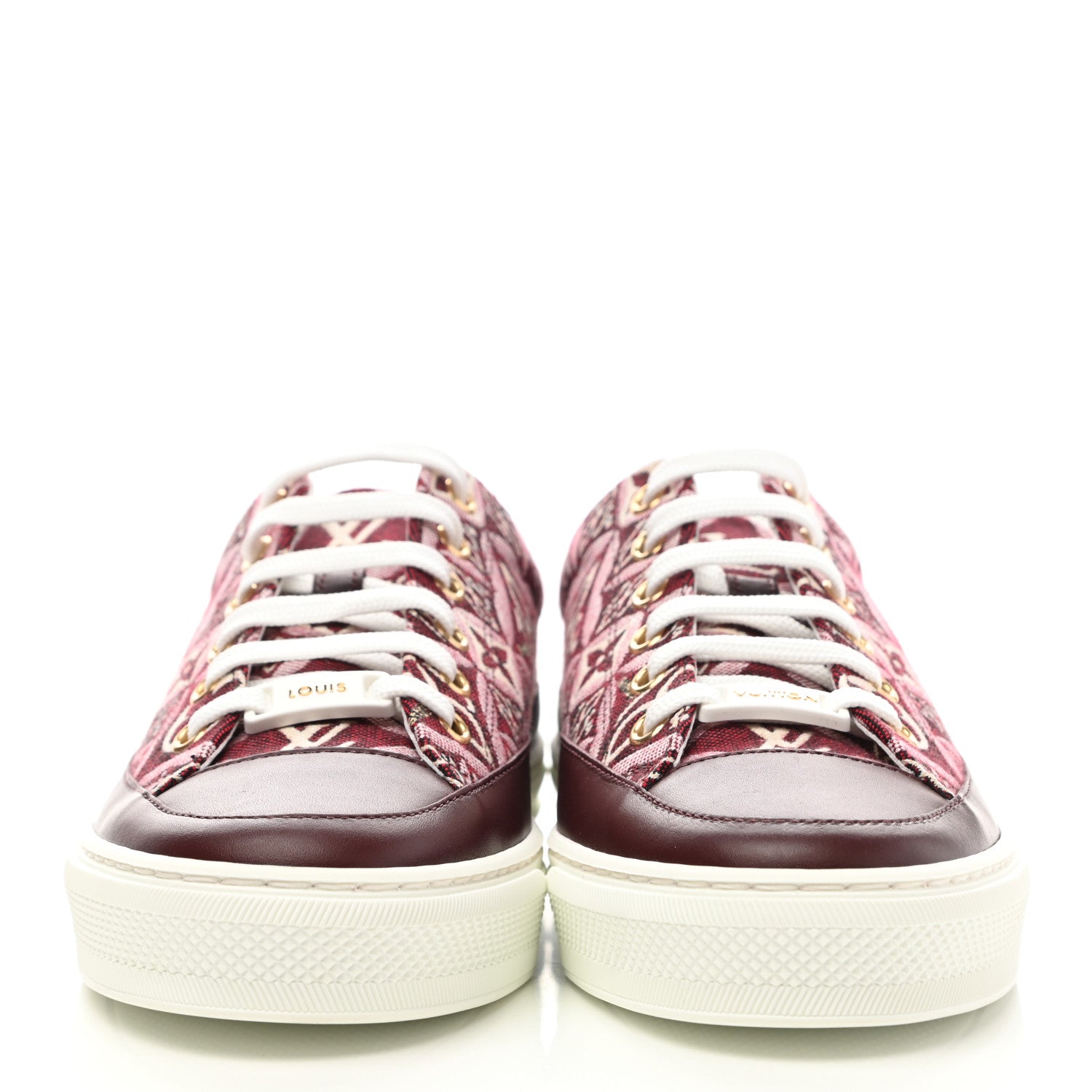 Louis Vuitton Jacquard Since 1854 Stellar Sneakers 37.5 Bordeaux 2 of 8