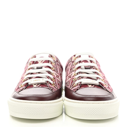 Louis Vuitton Jacquard Since 1854 Stellar Sneakers 37.5 Bordeaux 2 of 8