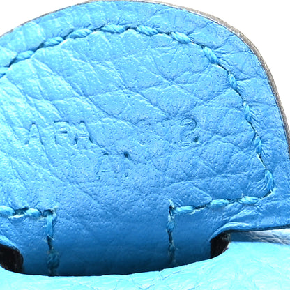 Hermes Taurillon Clemence Evelyne III PM Bleu Zanzibar 7 of 9