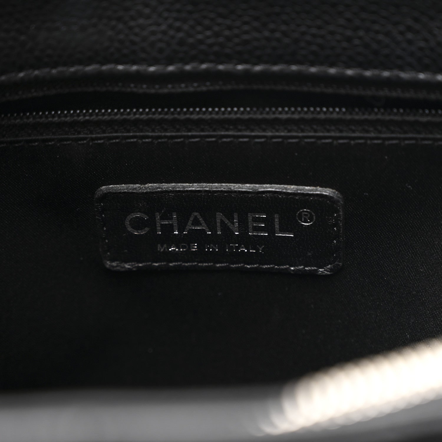 Chanel Caviar Quilted Grand Shopping Tote GST Black 7 of 14