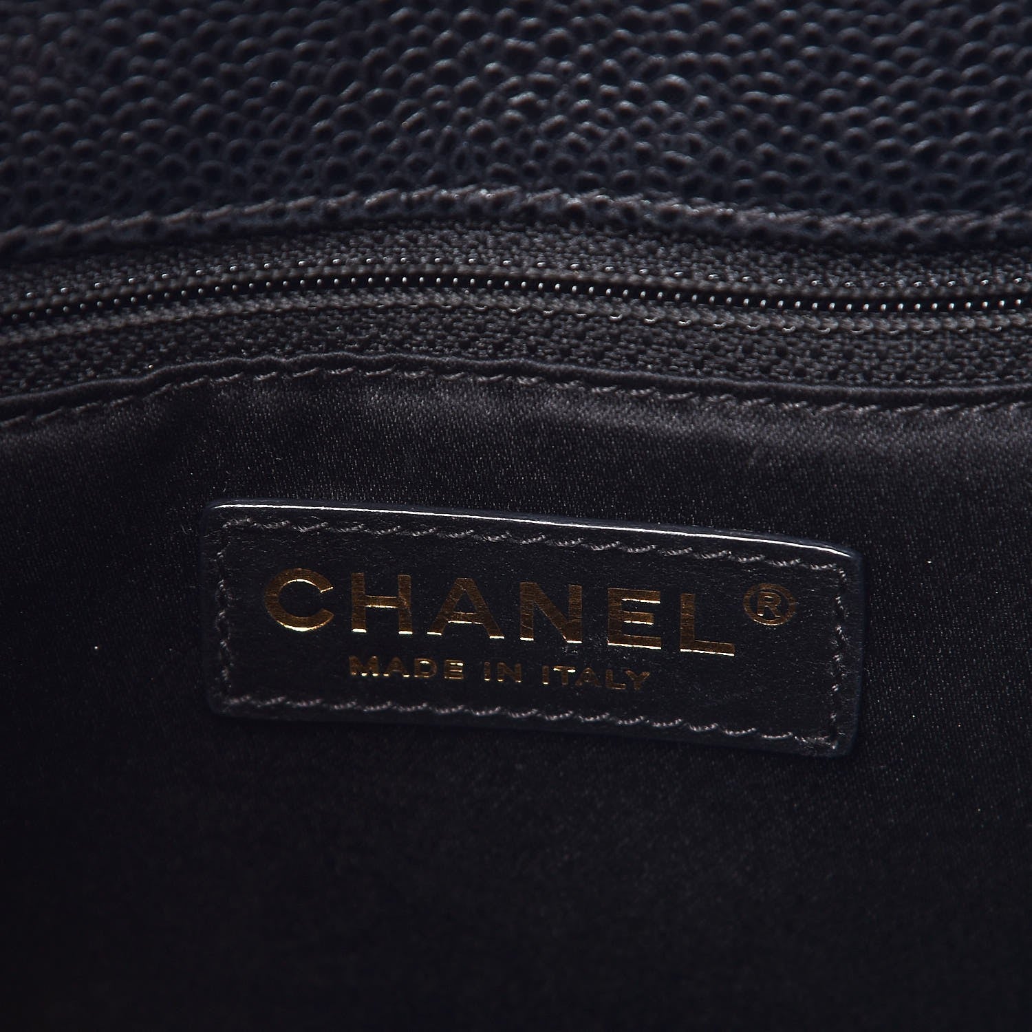 Chanel Caviar Quilted Grand Shopping Tote GST Black 6 of 9