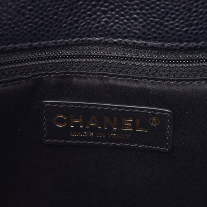 Chanel Caviar Quilted Grand Shopping Tote GST Black 6 of 9