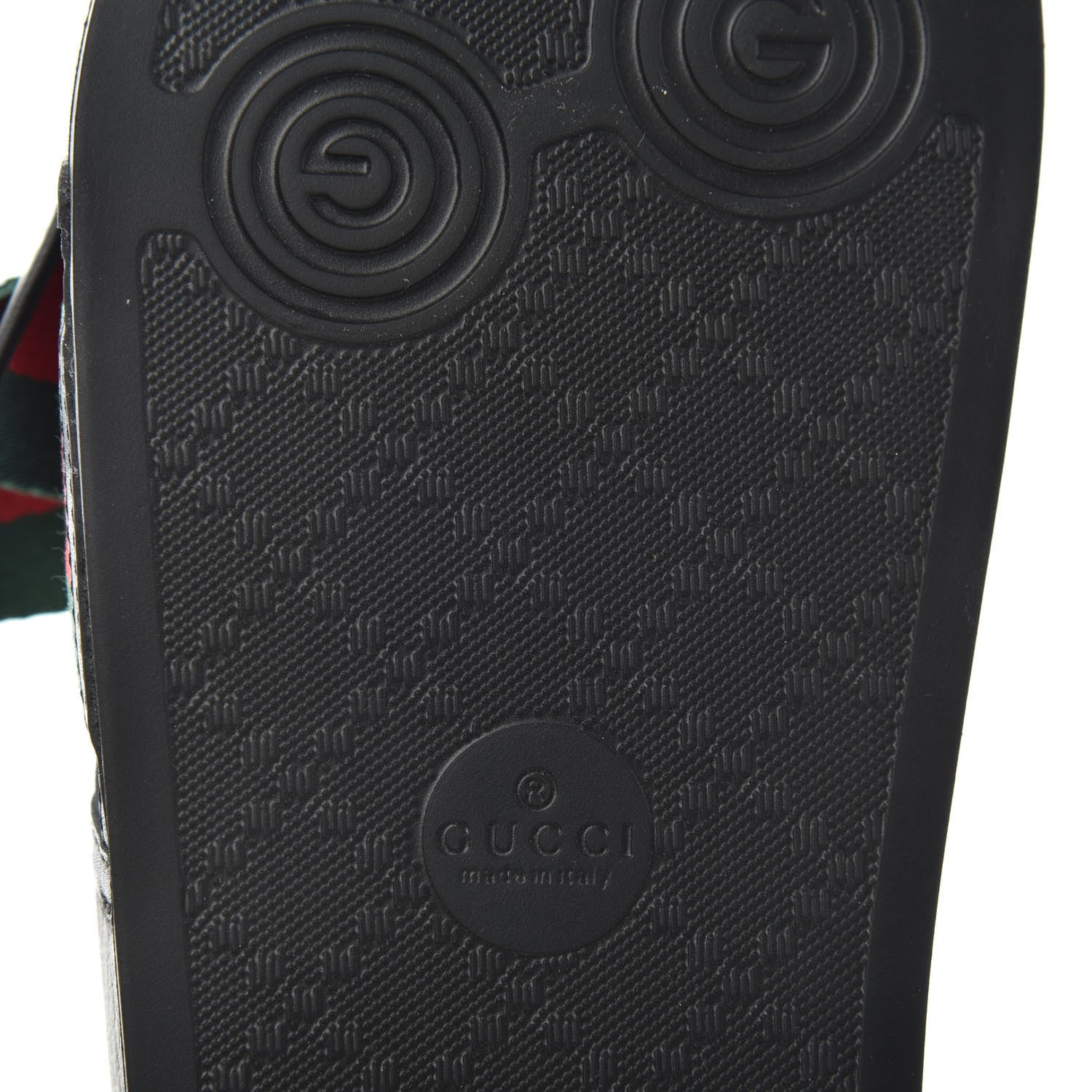 Gucci Satin Web Bow Slide Sandals 38 Black 9 of 11