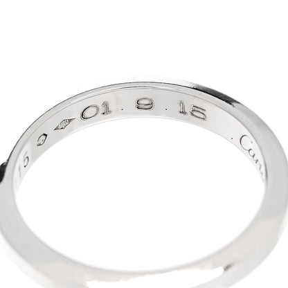 Cartier Platinum 3mm Declaration Wedding Band Ring 49 5 4 of 6