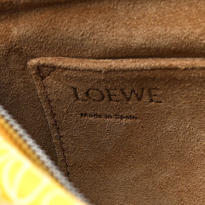 Loewe Engraved Calfskin Anagram Small Missy Bag Yellow White 10 of 10