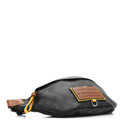 Louis Vuitton Monogram Eclipse Epi Gaston Label Discovery Bumbag Black Savan Yellow 4 of 9