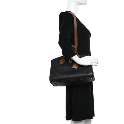 Louis Vuitton Calfskin City Steamer EW Black Gold 2 of 11